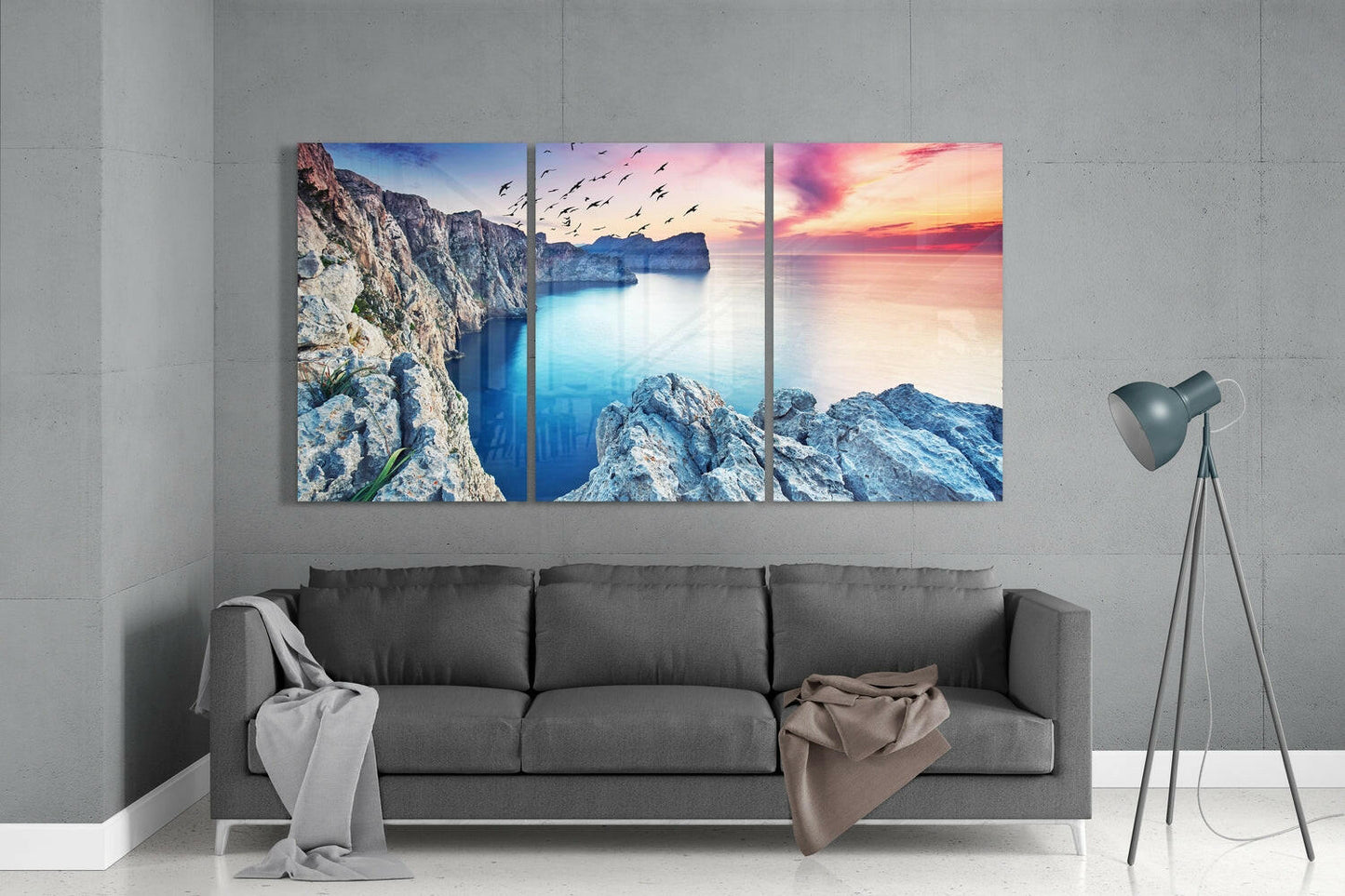 Coastal Glass Wall Art