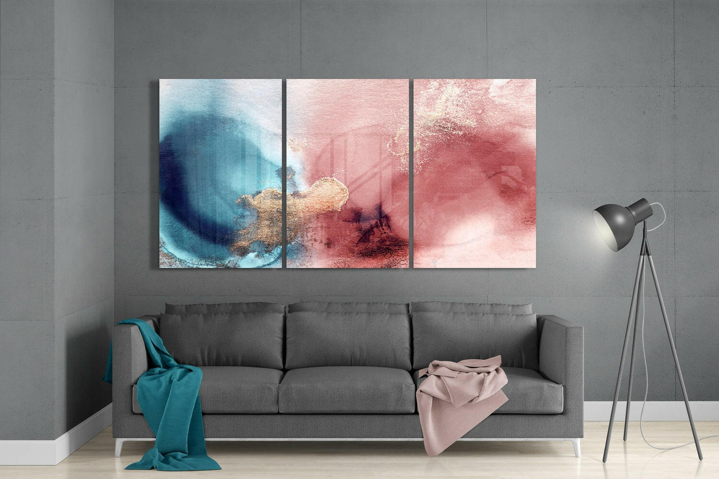 Soft Colors Glass Wall Art