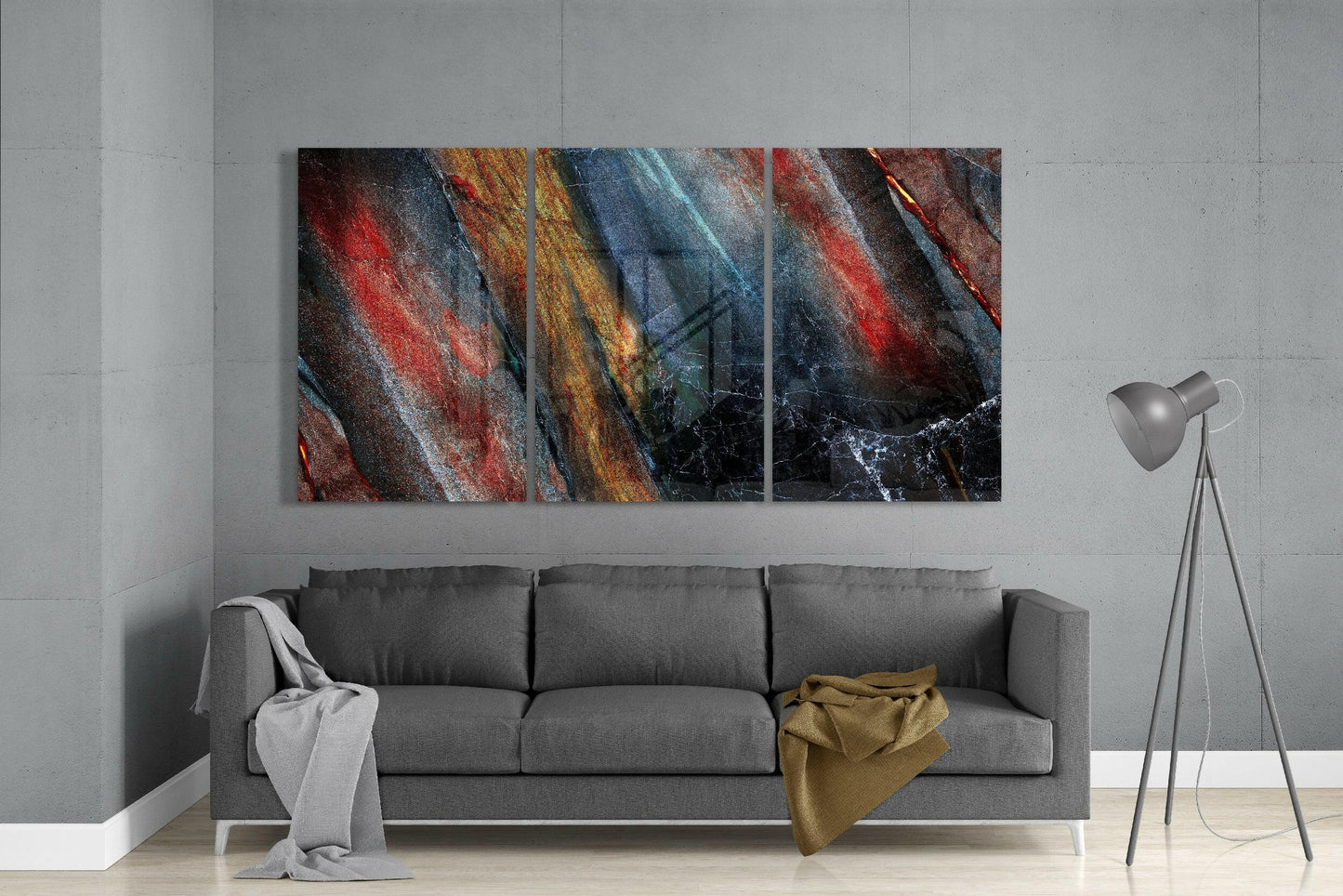 Layers Glass Wall Art