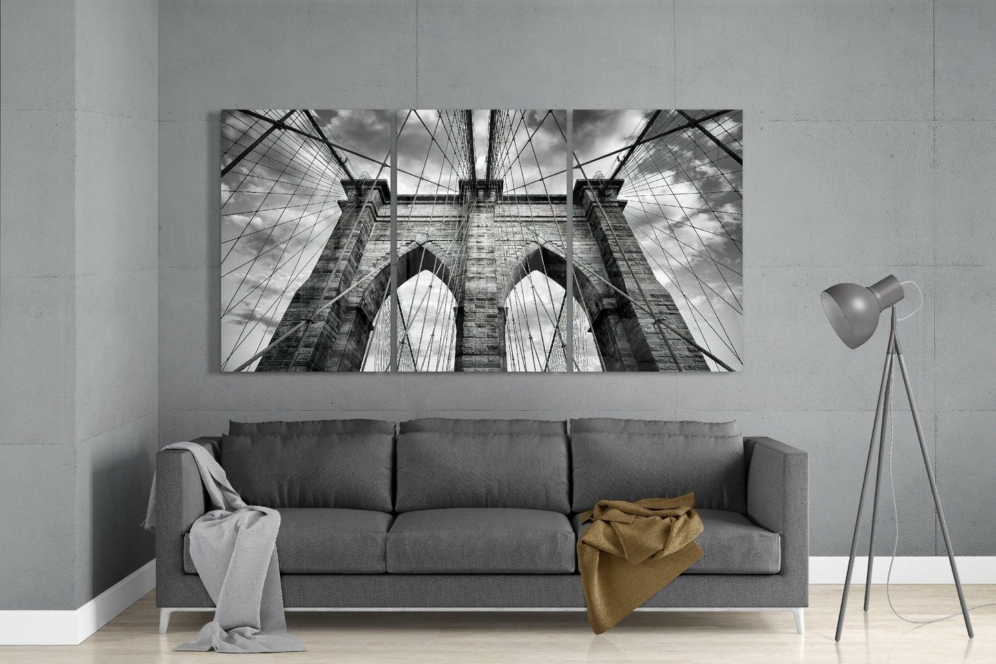 Brooklyn Bridge Glass Wall Art
