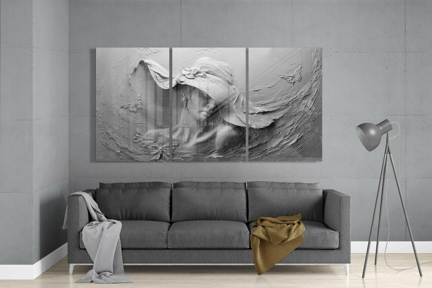 Lady Glass Wall Art