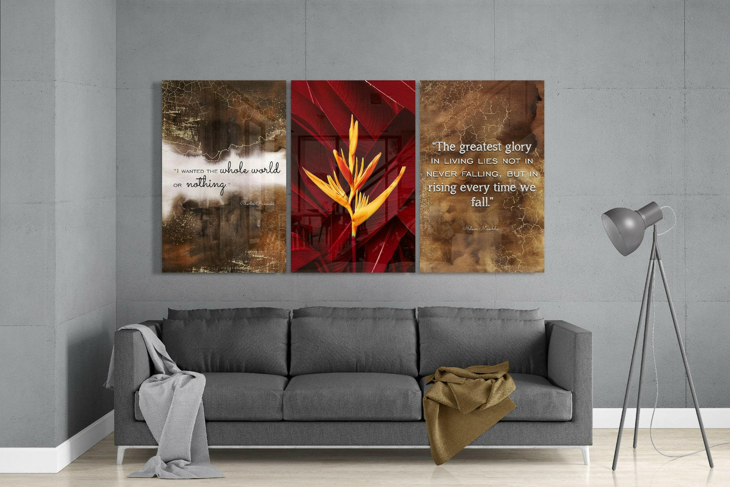 Inspiring Glass Wall Art