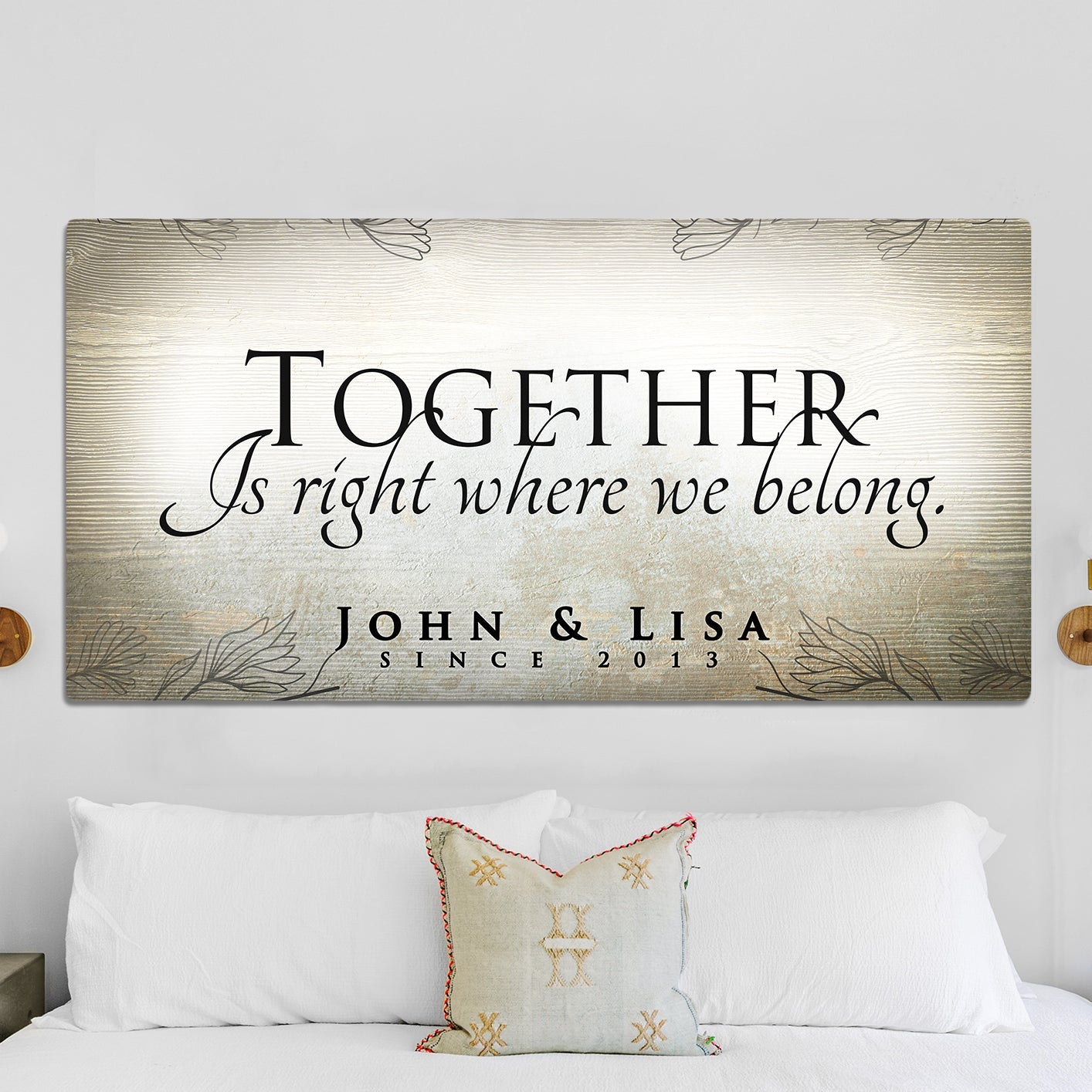 Together Family Canvas Wall Art Sign