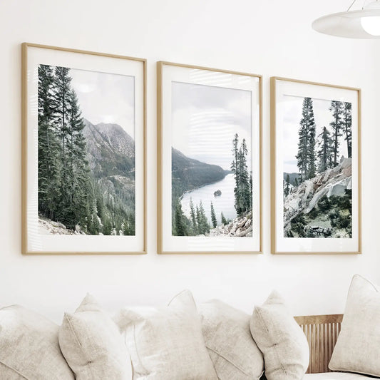 Colorado Travel Wall Art, US Nature 3 Piece Set