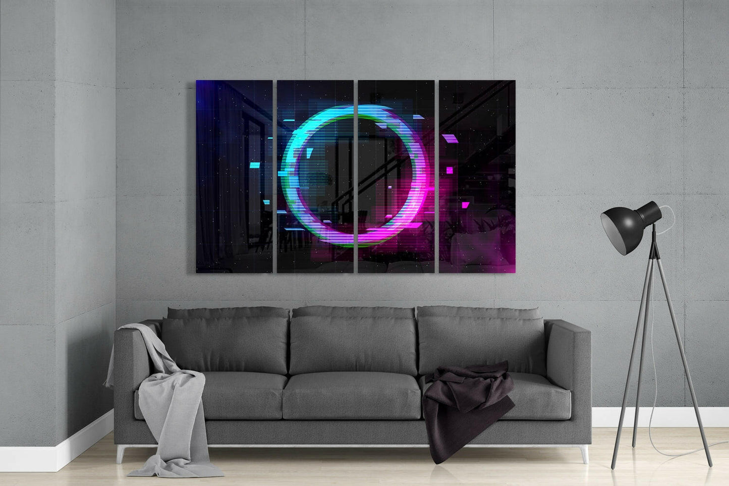 The Gate 4-Piece Glass Wall Art