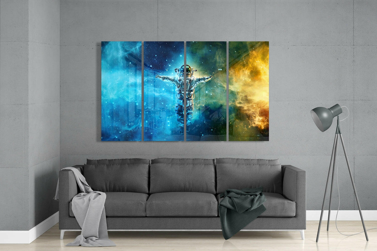 Astronaut Glass Wall Art