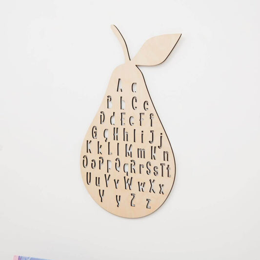 Wooden ABC Alphabet Nursery Wall Art
