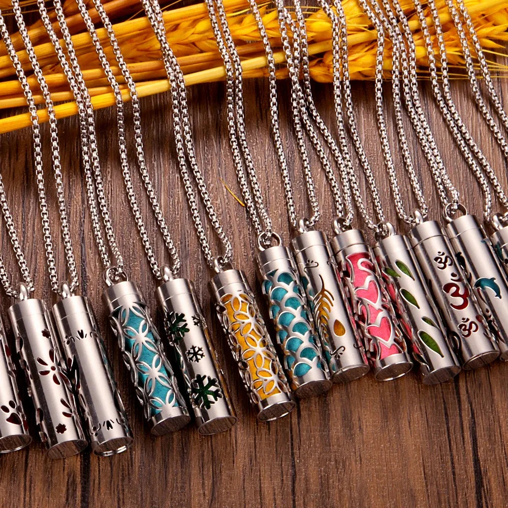 ScentCarry™ Aromatherapy Necklace – Keep Your Favorite Fragrance Close!