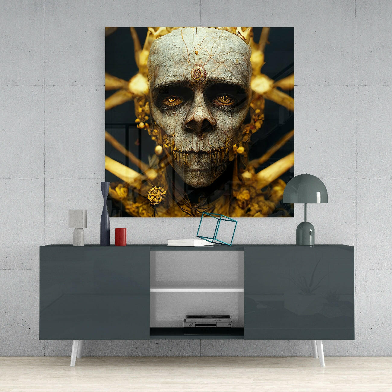 Ancient Look Glass Wall Art