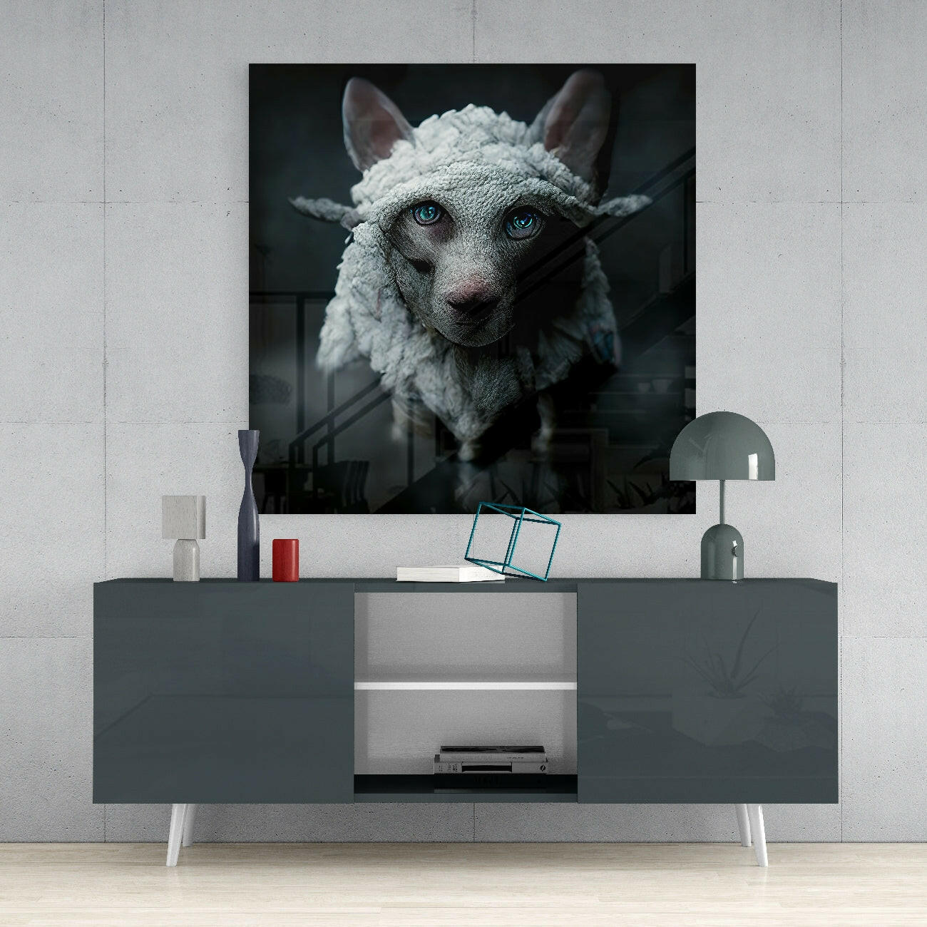 Deception Glass Wall Art
