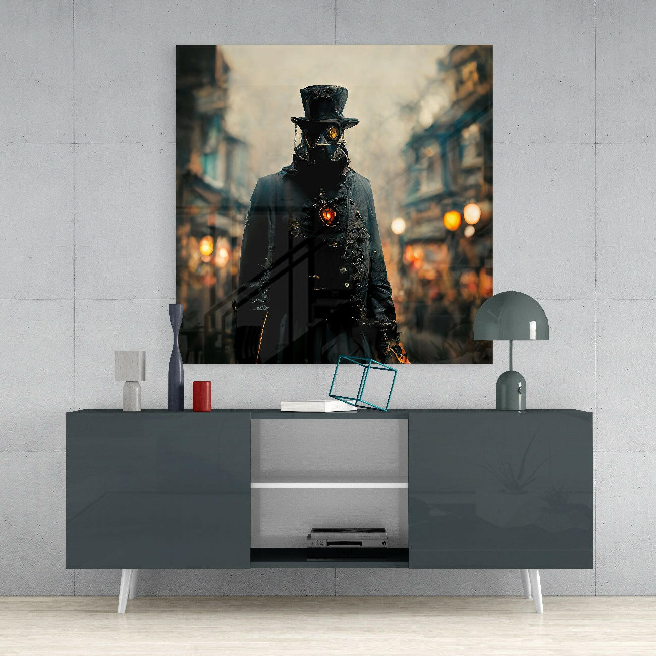 Warrior Glass Wall Art