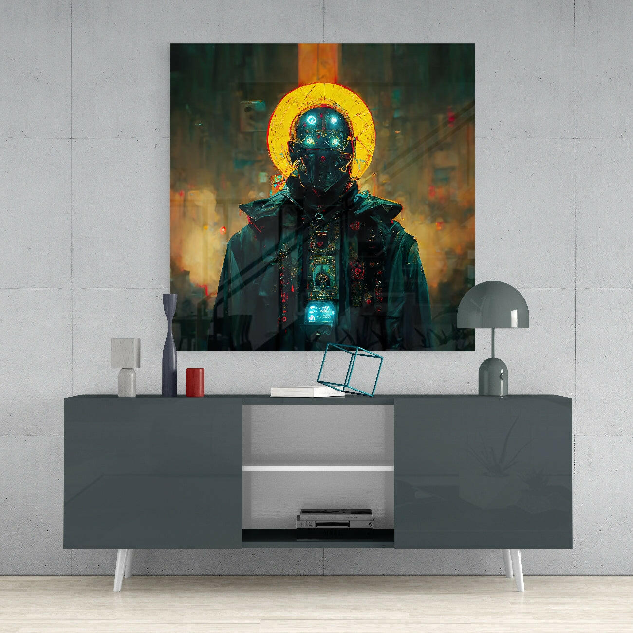 The Conqueror Glass Wall Art