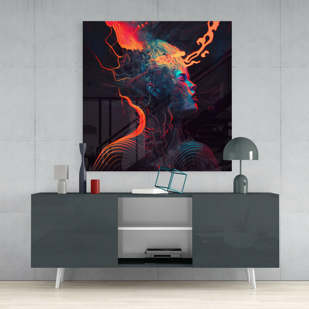 Be the Music Glass Wall Art