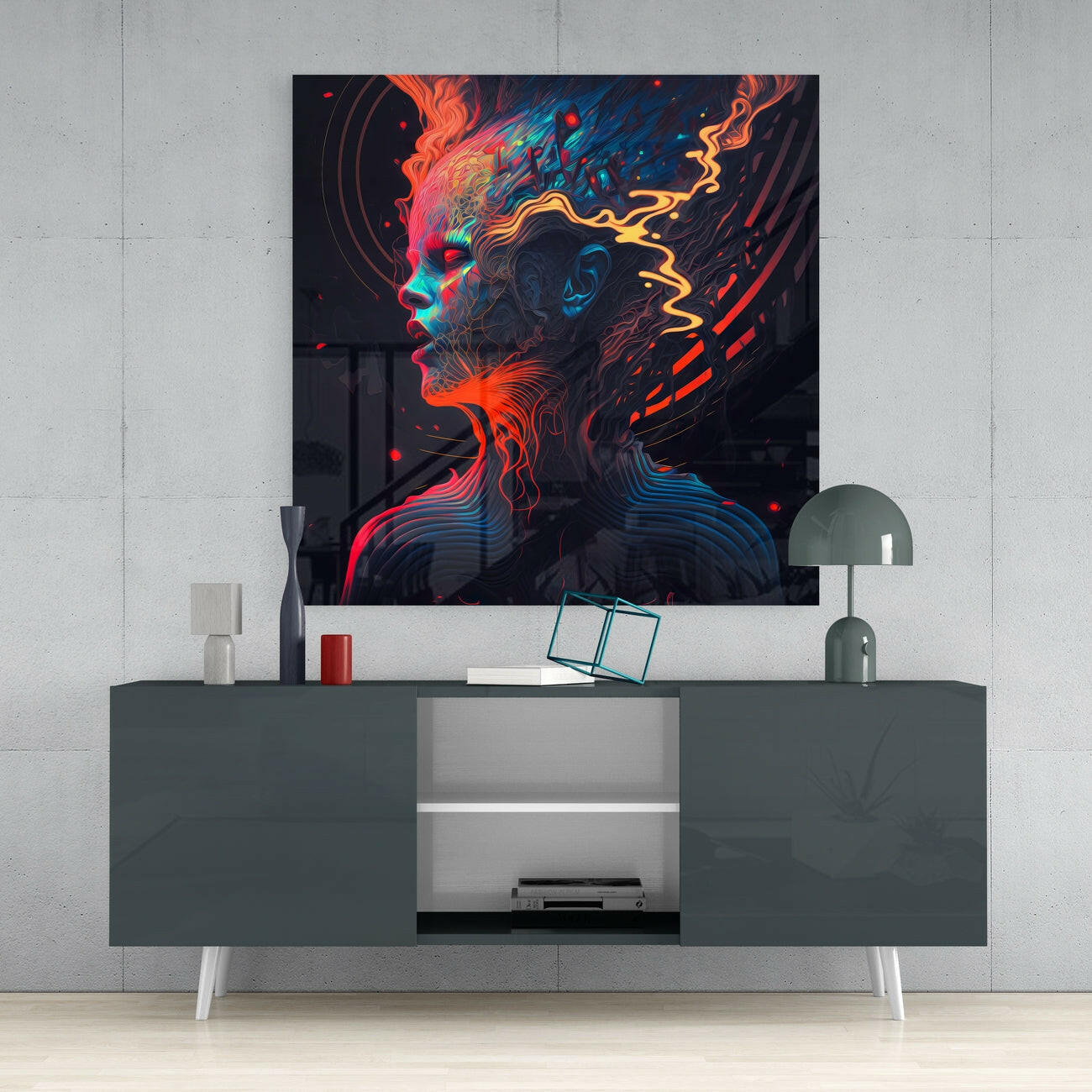 Be the Music Glass Wall Art