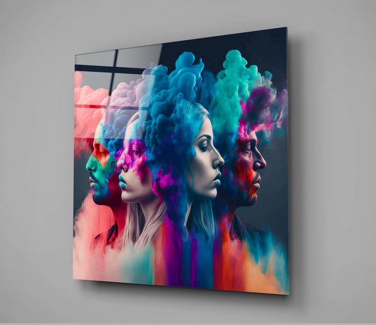 Smoked Thoughts Glass Wall Art