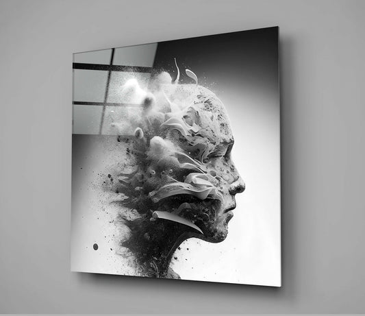 Smoked Thoughts Glass Wall Art