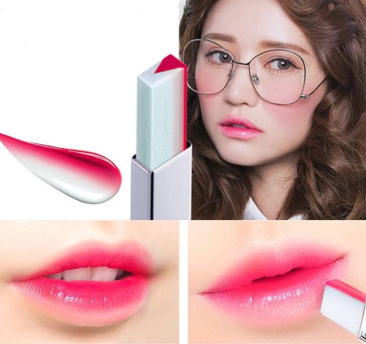 Sheer pink tinted lip balm with natural, dewy shine