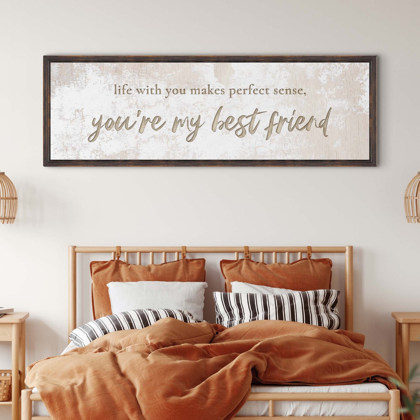 You Are My Best Friend Couple Canvas Sign