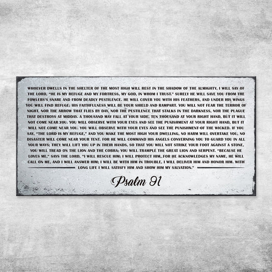 Psalm 91 Whoever Dwells in the Shelter of the Most High Canvas