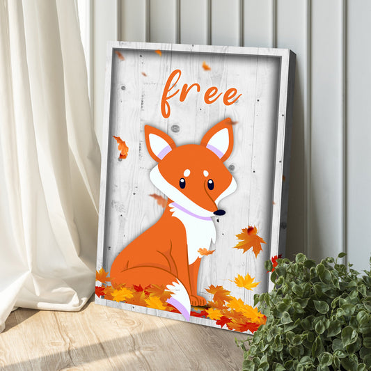 The Most Adorable Fox Canvas Wall Art