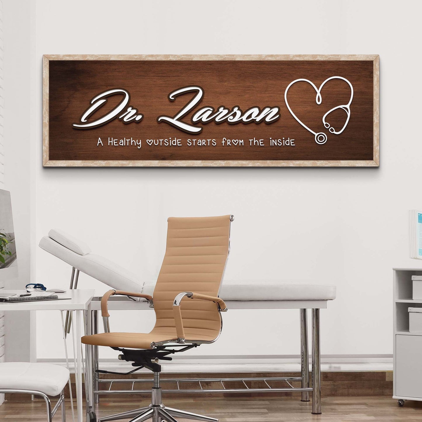 Doctor Name Personalized Canvas Sign