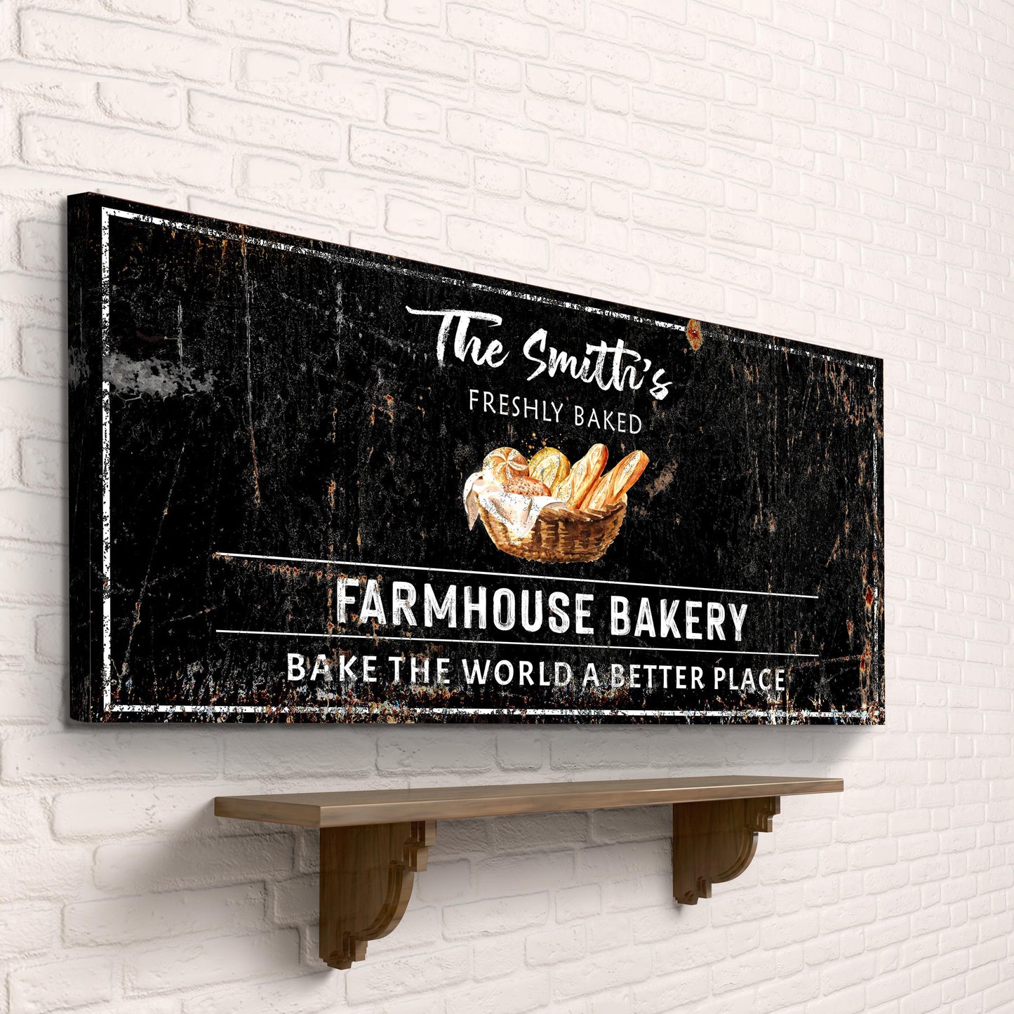 Farmhouse Bakery Canvas Sign