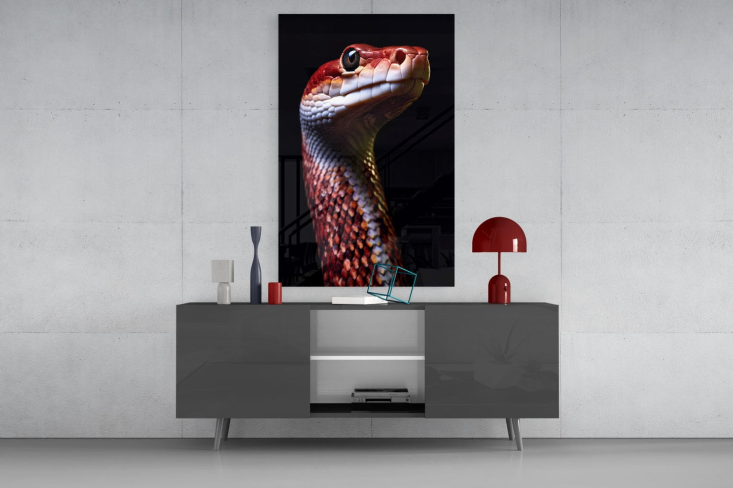 Eyes of the Fiery Serpent Glass Wall Art