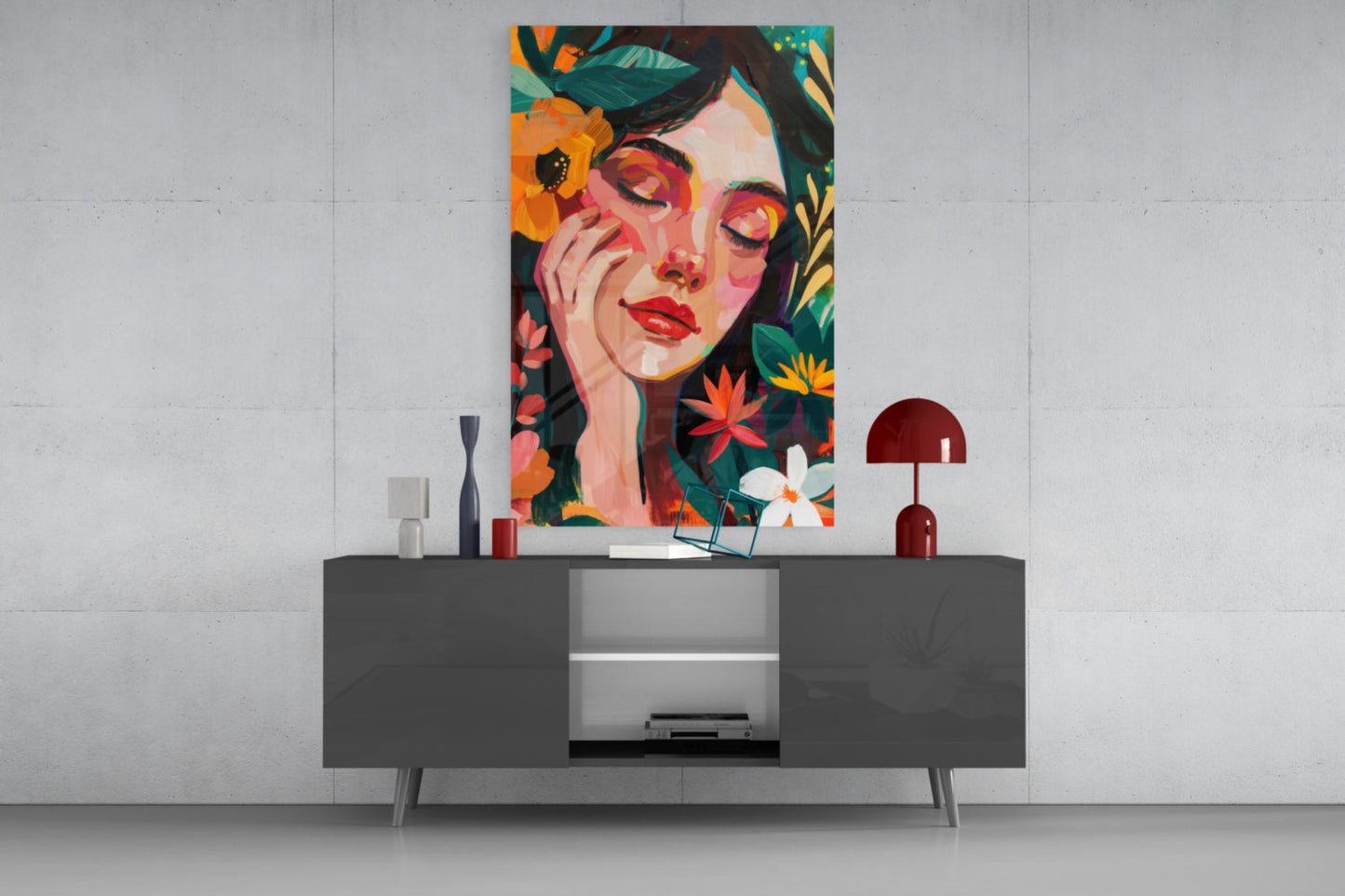 Spring Beauty Glass Wall Art