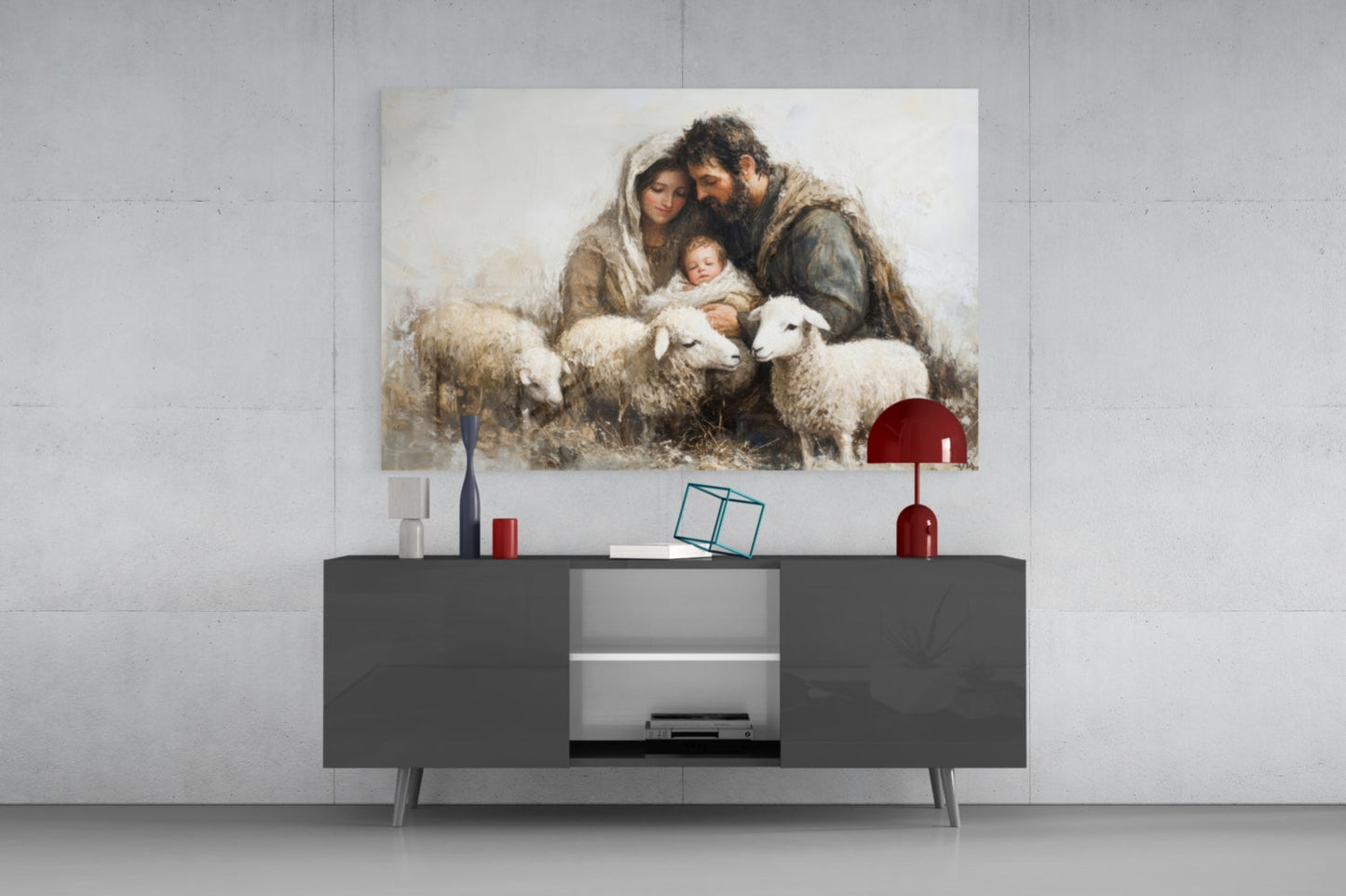 Holy Presence Glass Wall Art