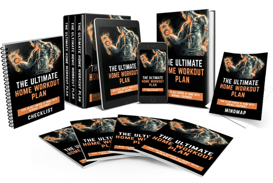 The Ultimate Home Workout Plan full bundle — eBook, checklist, mind map, and mobile access for home workouts