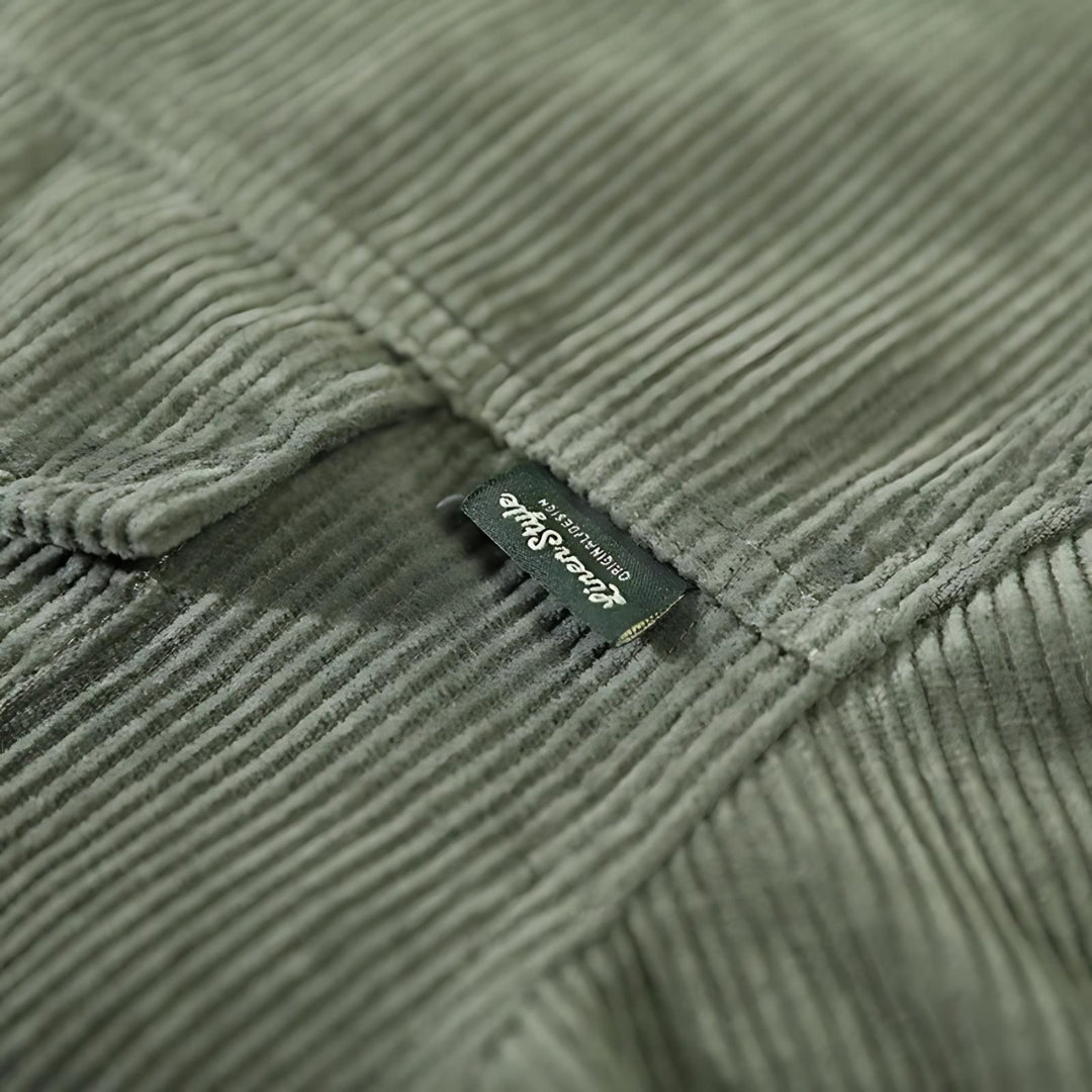 Elite Corduroy Top - Effortless Vintage Elegance