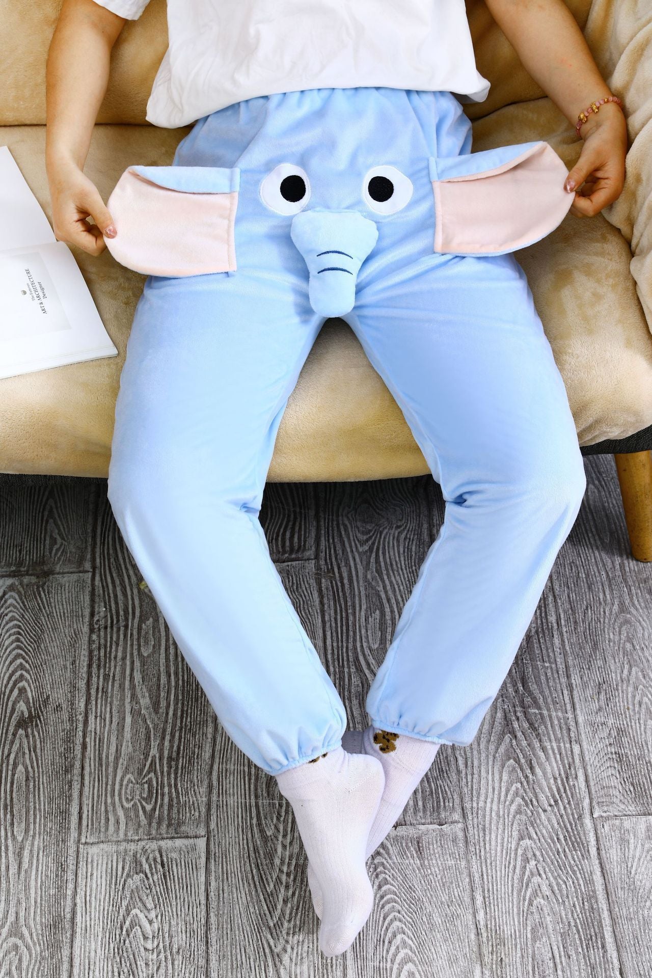 Elephant Trousers Dumbo Nose Ringing Pants – Bring Laughter to Loungewear