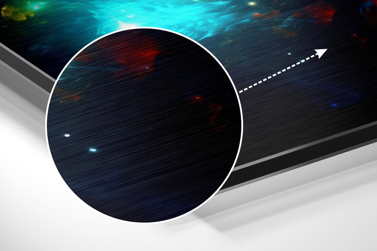 Colors of Space Metal Wall Art