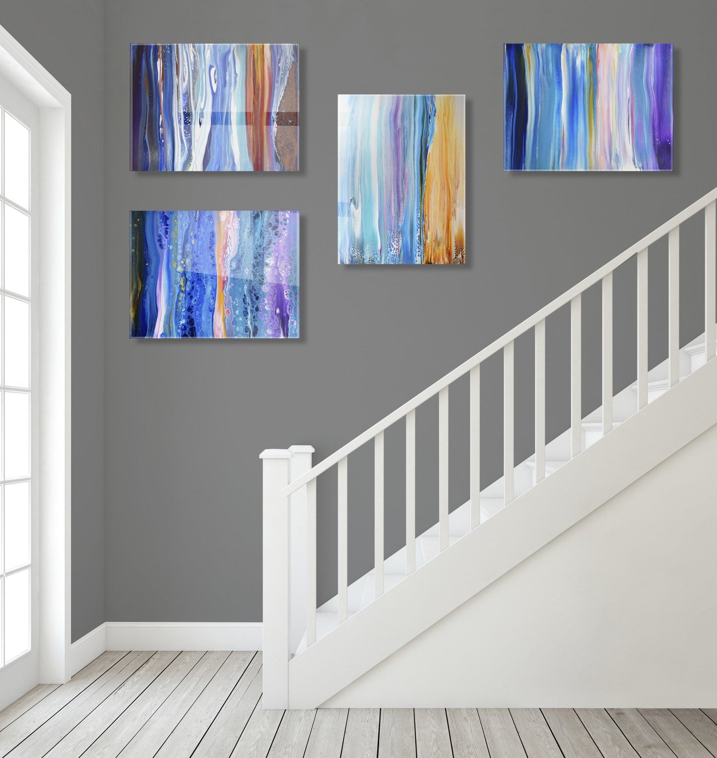 Sand and Surf Floating Acrylic Wall Art
