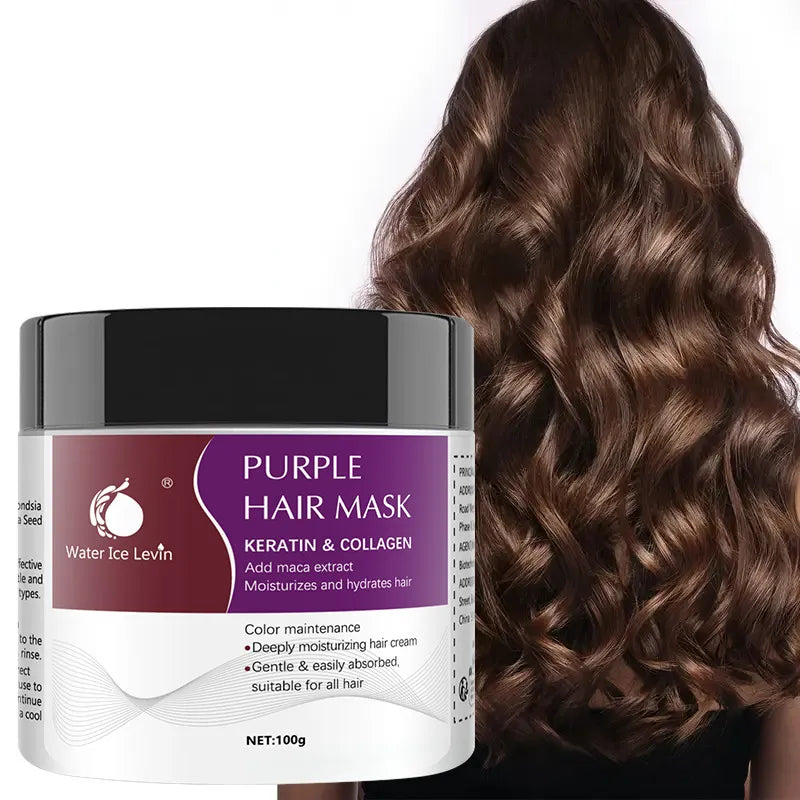 Hydrating hair mask reduces frizz and adds gloss