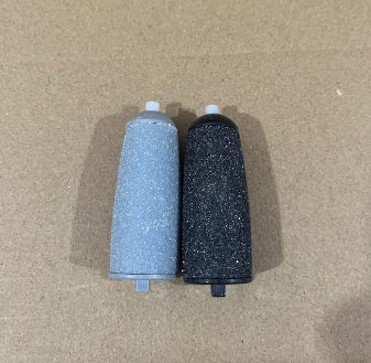 coarse and fine roller heads for cracked heels