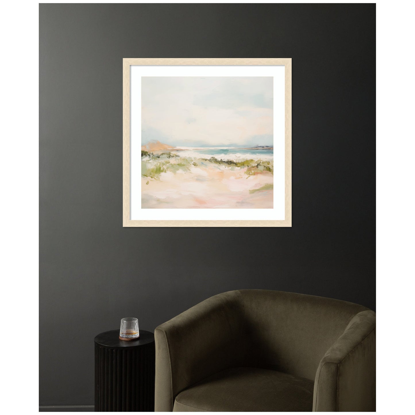 Tranquil Meadow Landscape Framed Wall Art
