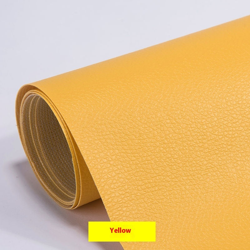 yellow leather repair sticky patch