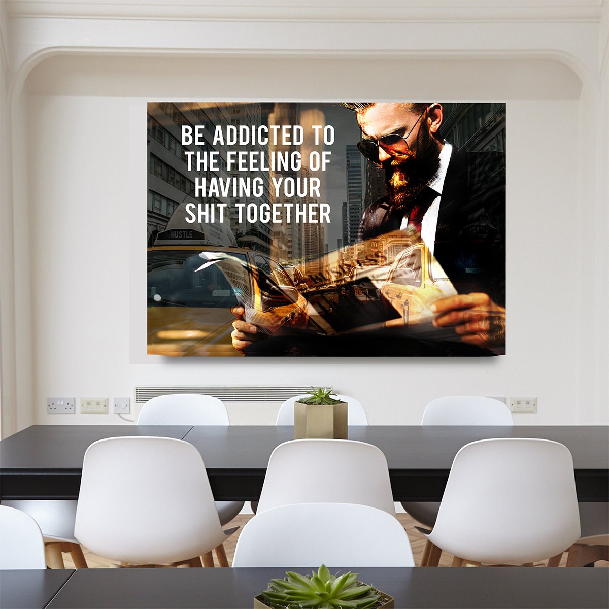 Be Addicted To The Feeling Of Your Sh*t Together Canvas