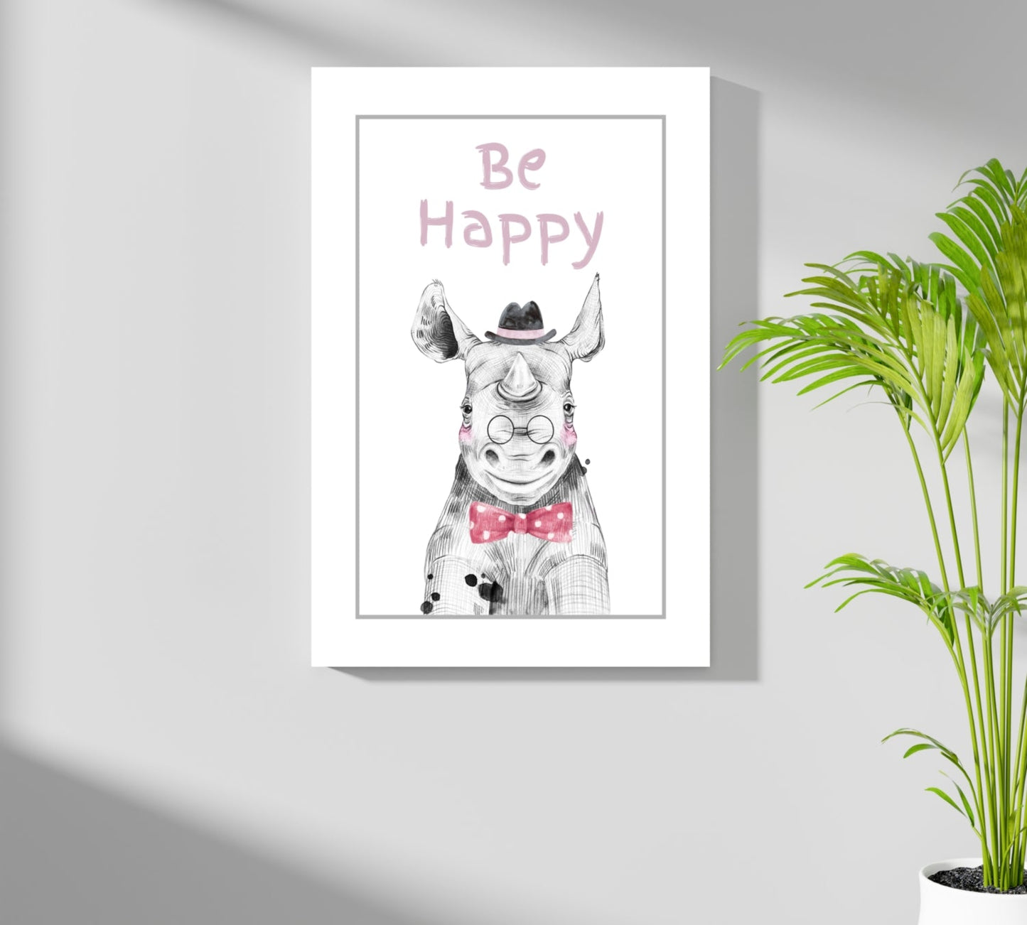 Be Happy Metal Wall Art