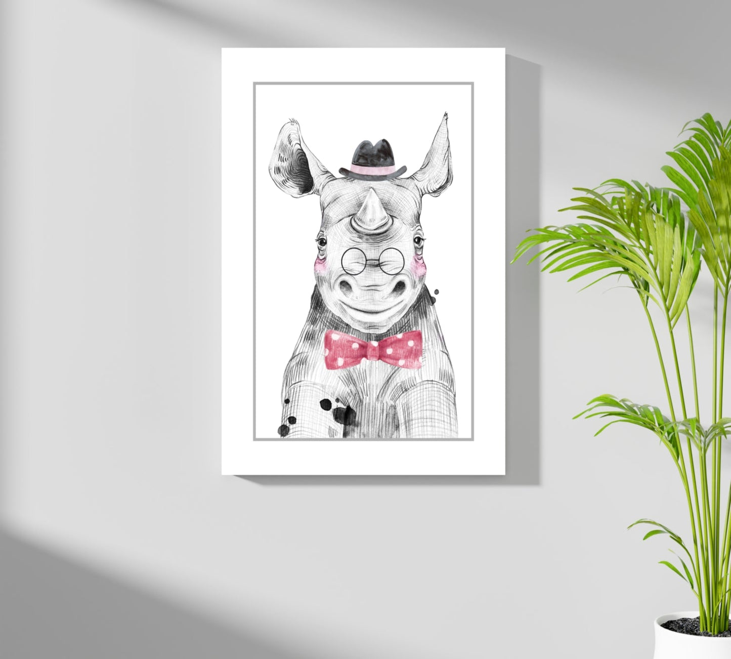 Mr Hippo Metal Wall Art