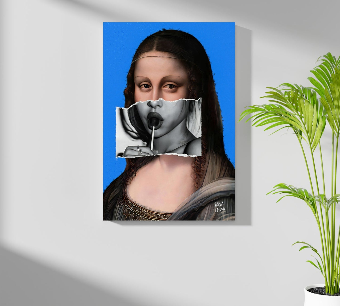 Mona Lisa 4-Piece Metal Wall Art Set