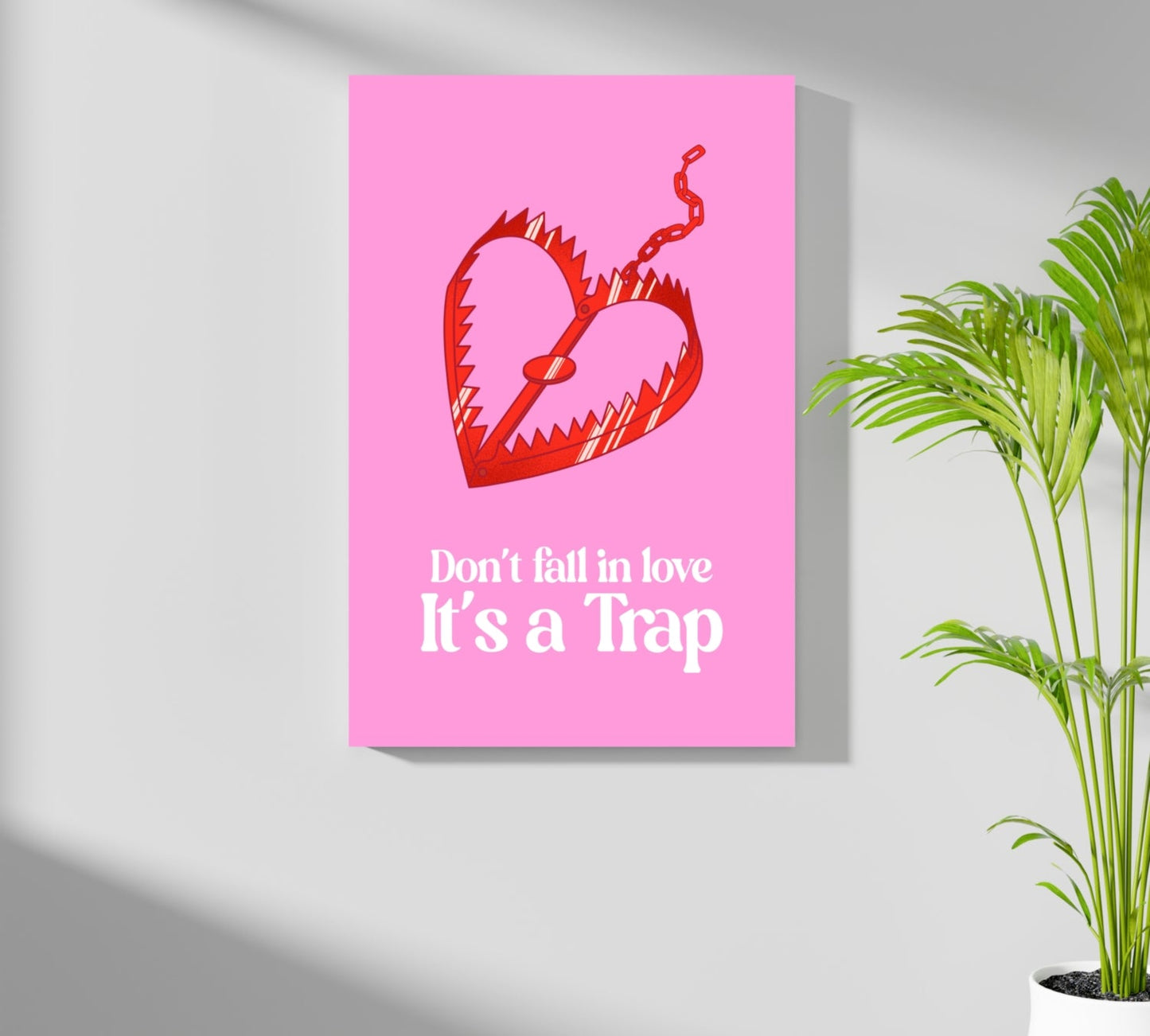 Love Trap Metal Wall Art