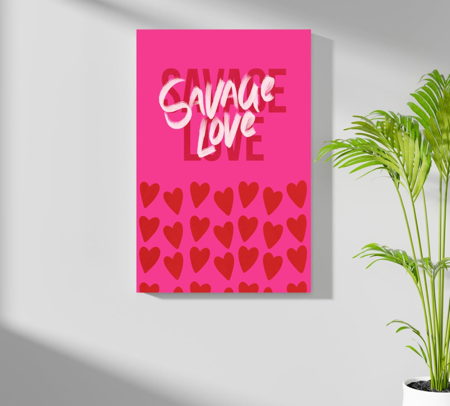 Savage Love Metal Wall Art