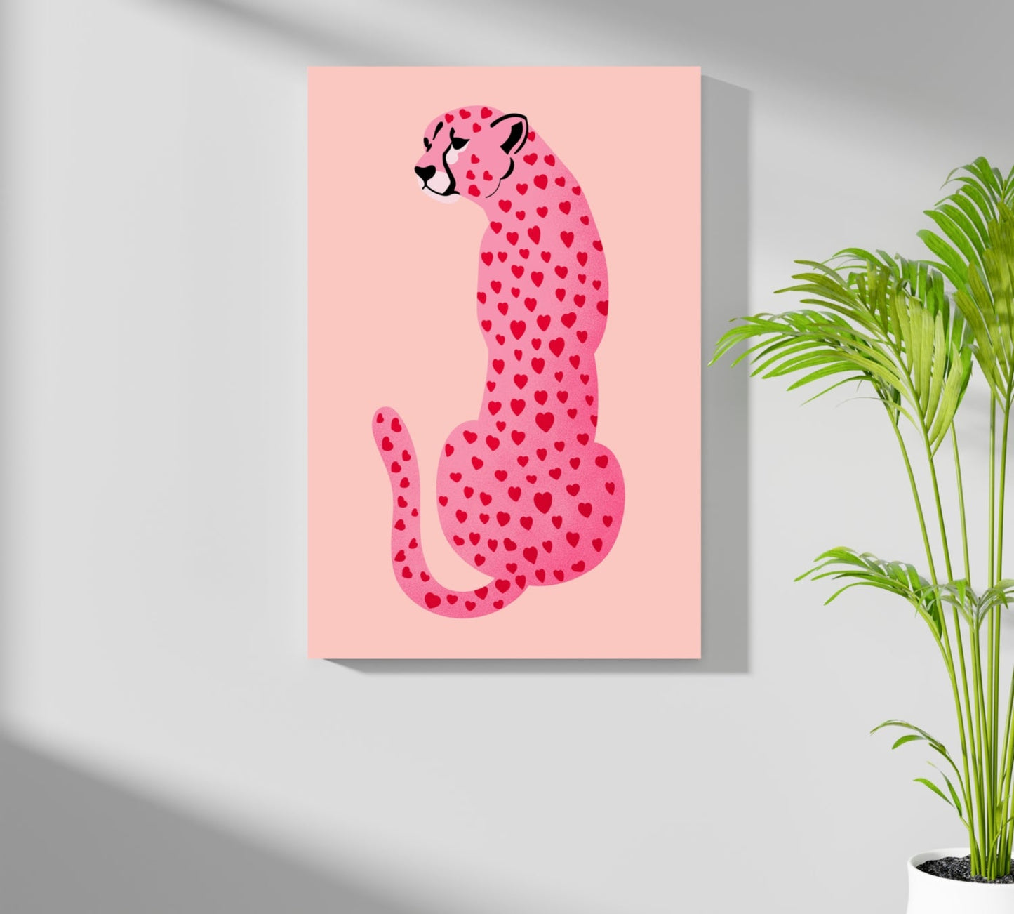 Cheetah Metal Wall Art