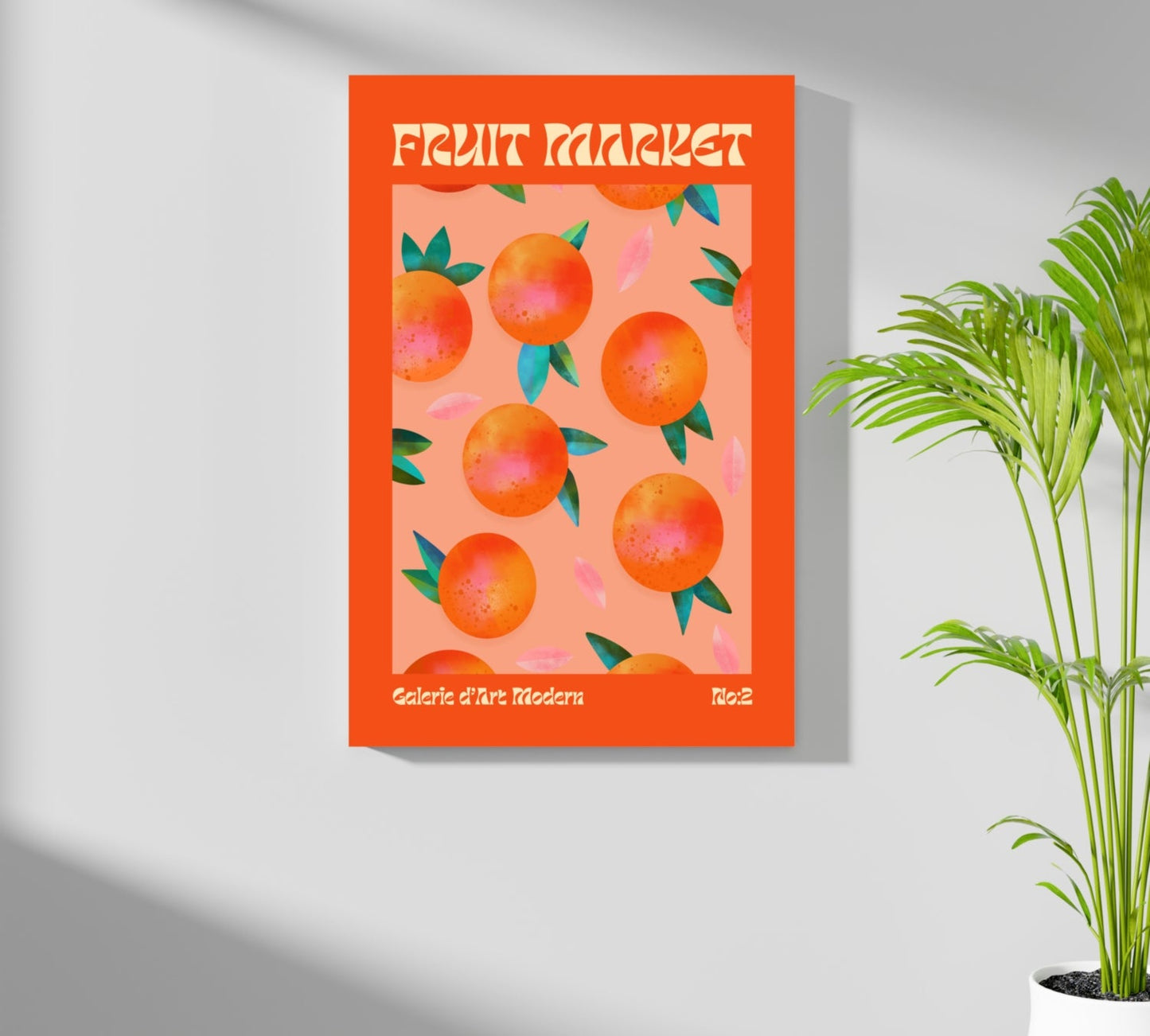 Oranges Metal Wall Art