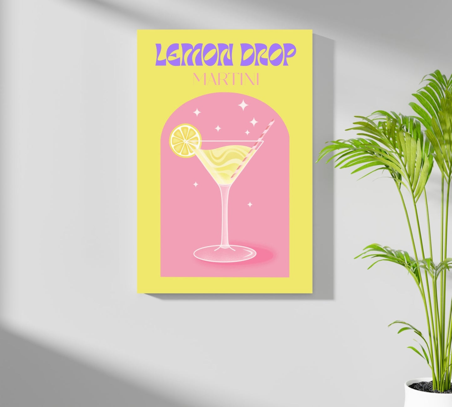 Lemon Drop Metal Wall Art