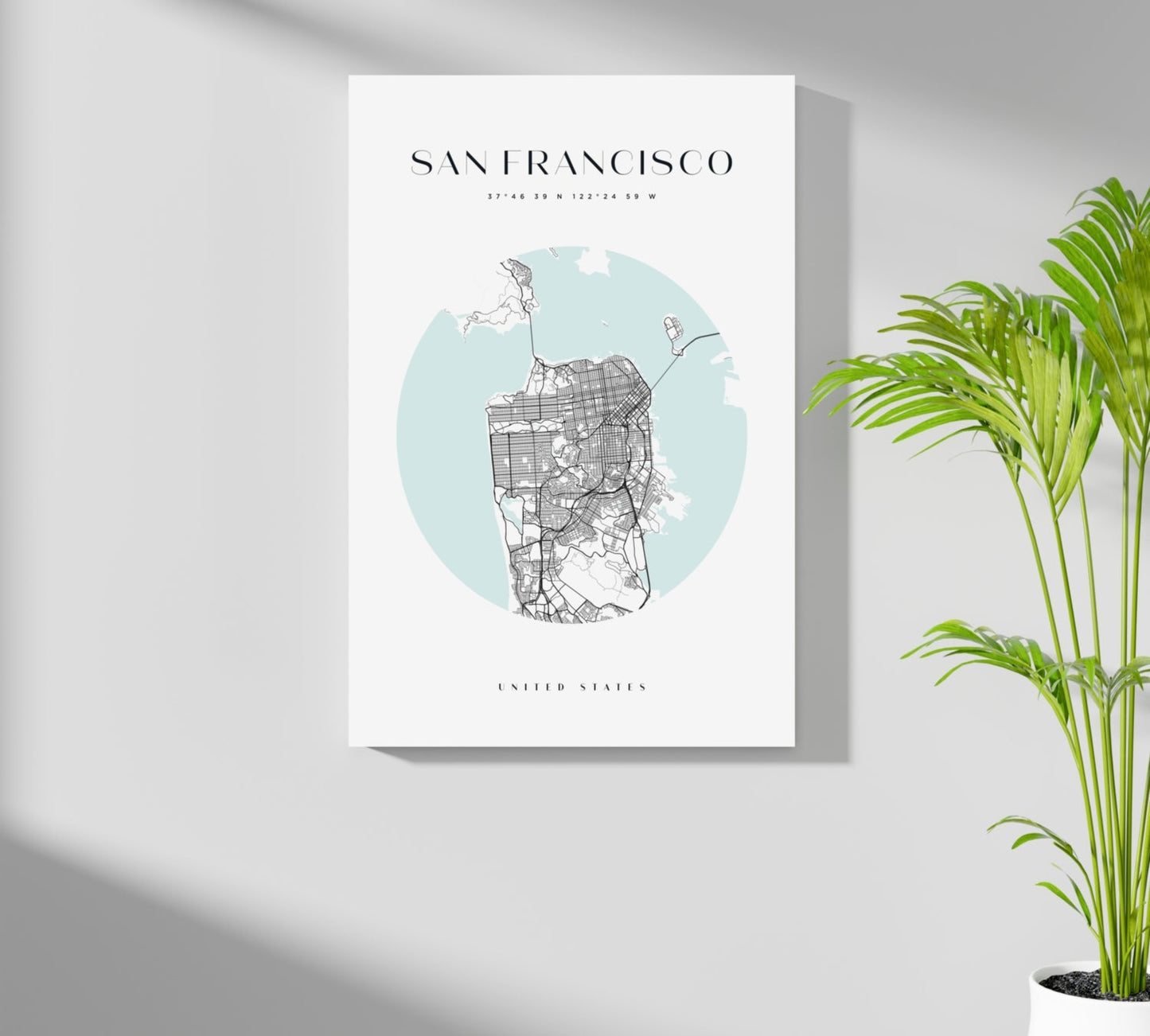 San Francisco Cityscape Metal Wall Art