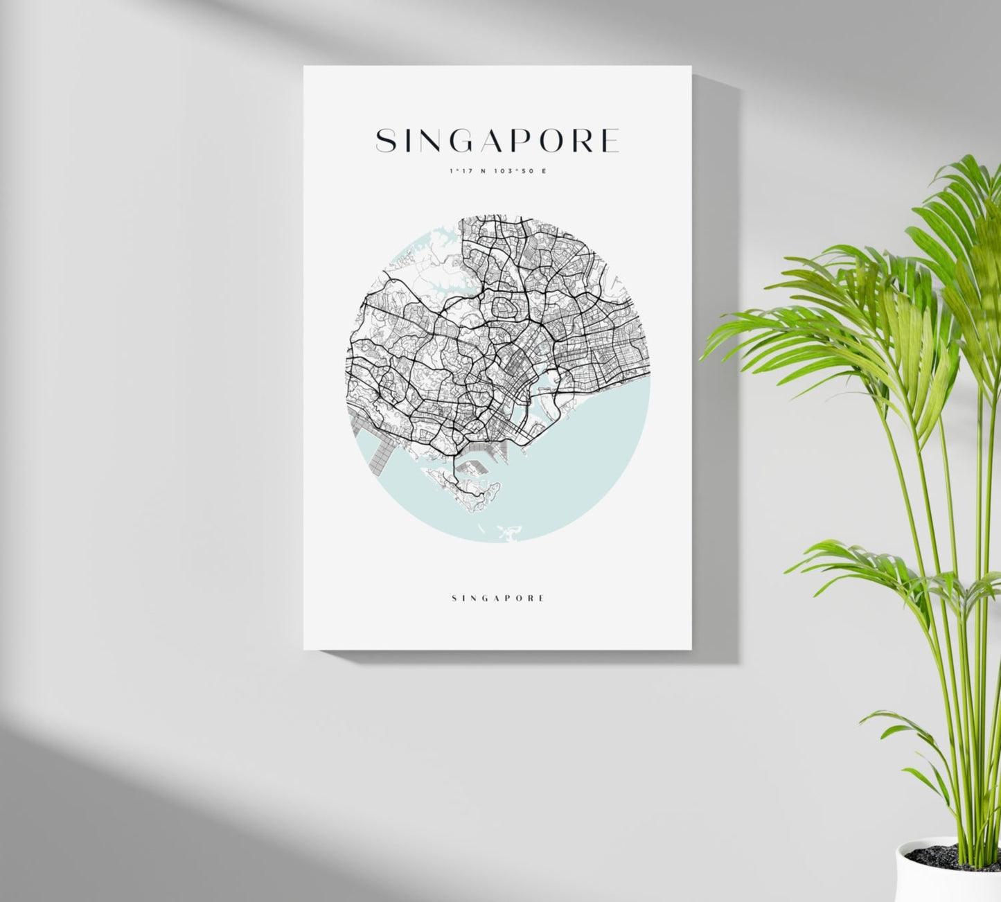 Singapore V2 Metal Wall Art