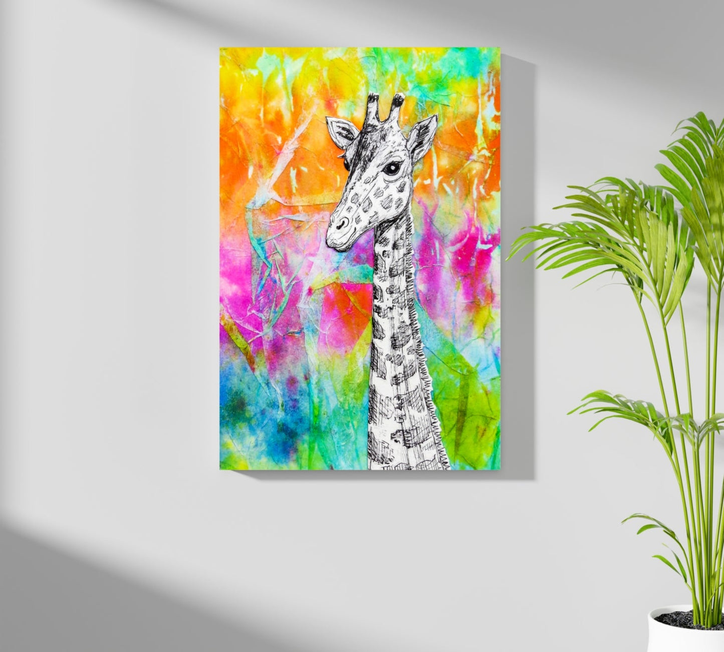 Giraffe Metal Wall Art